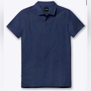 Cuts curve - hem COZ Polo - Pacific Blue